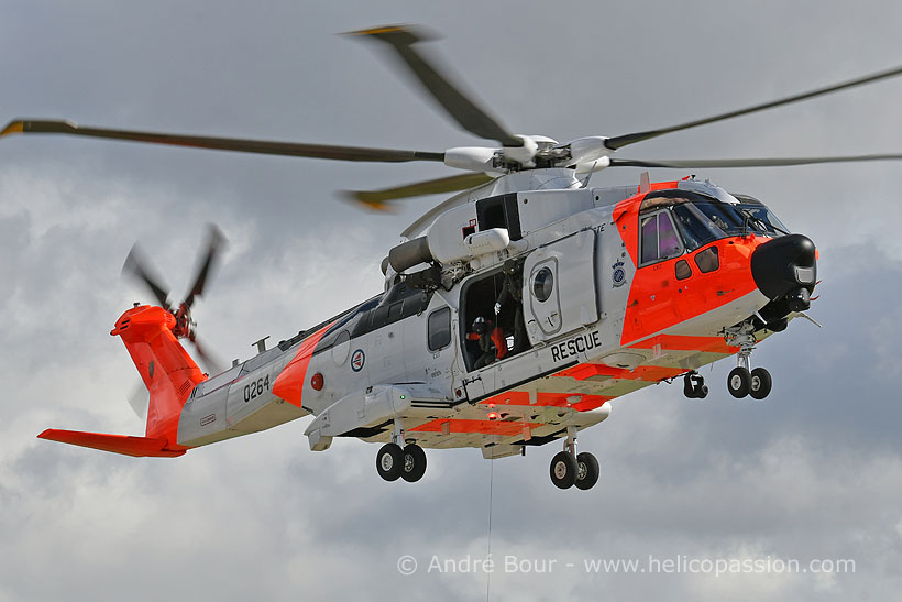 Hélicoptère AW101 SAR QUEEN Norvège (Luftforsvaret)