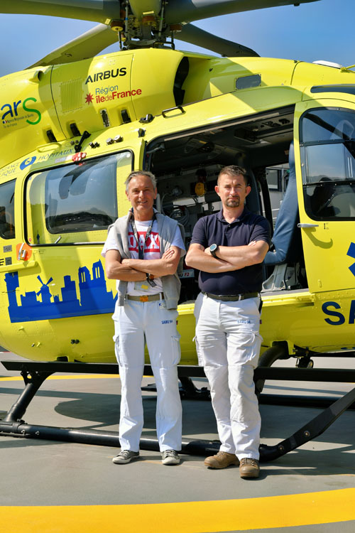Hélicoptère H145 F-HLAX du SAMU Ile de France