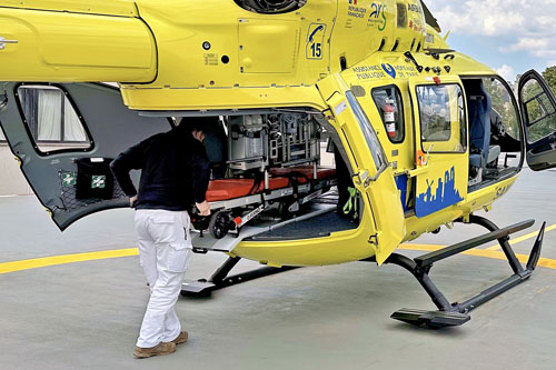 Hélicoptère H145 F-HLAX du SAMU Ile de France