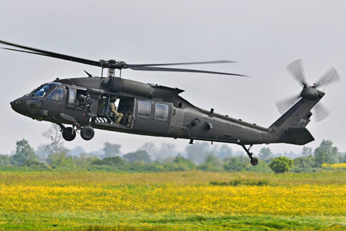 Hélicoptère UH60 Blackhawk US Army 101e Airborne