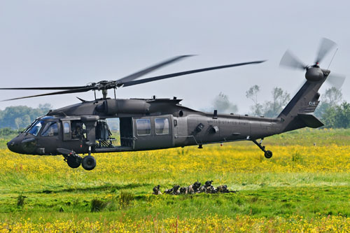 Hélicoptère UH60 Blackhawk US Army 101e Airborne