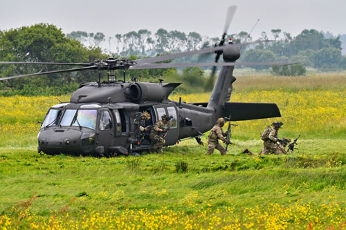 Hélicoptère UH60 Blackhawk US Army 101e Airborne