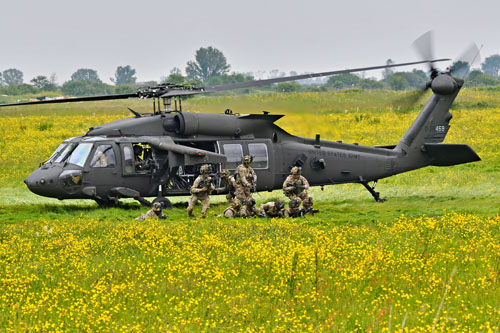 Hélicoptère UH60 Blackhawk US Army 101e Airborne