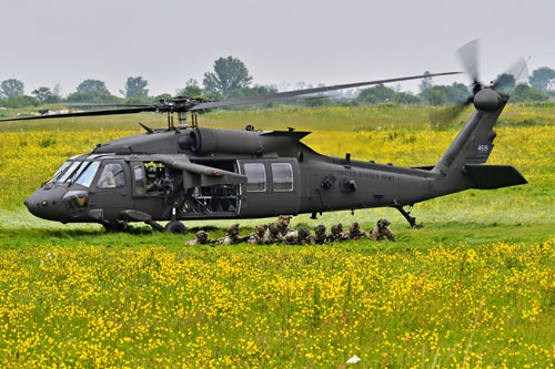 Hélicoptère UH60 Blackhawk US Army 101e Airborne