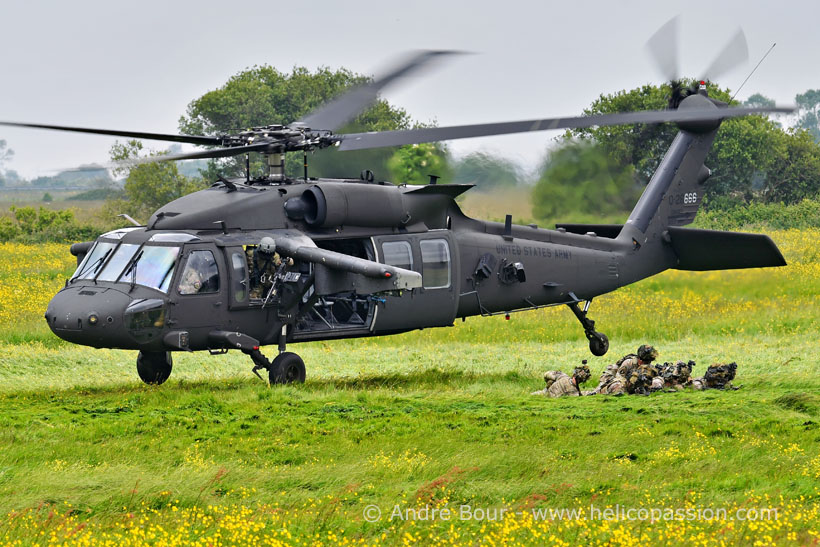 Hélicoptère UH60 Blackhawk US Army 101e Airborne