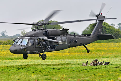 Hélicoptère UH60 Blackhawk US Army 101e Airborne