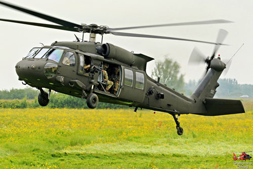 Hélicoptère UH60 Blackhawk US Army 101e Airborne