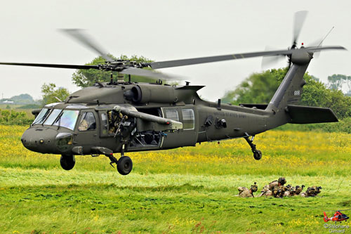 Hélicoptère UH60 Blackhawk US Army 101e Airborne