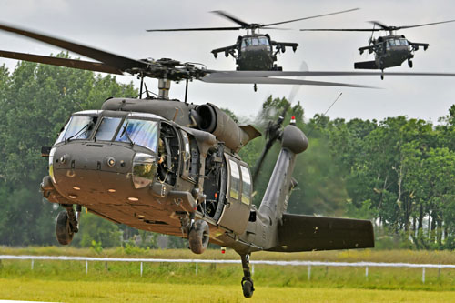 Hélicoptère UH60 Blackhawk US Army 101e Airborne