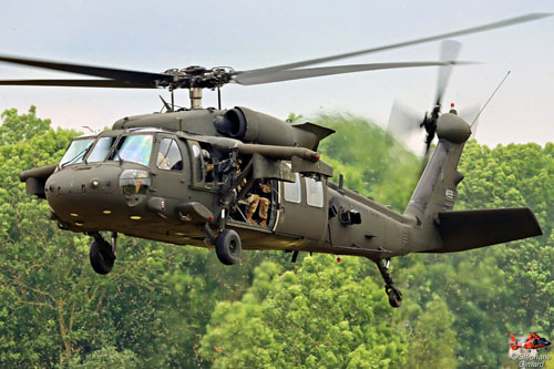 Hélicoptère UH60 Blackhawk US Army 101e Airborne