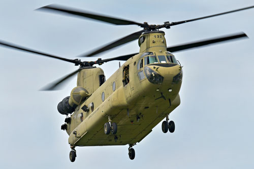 Hélicoptère CH47F Chinook américain