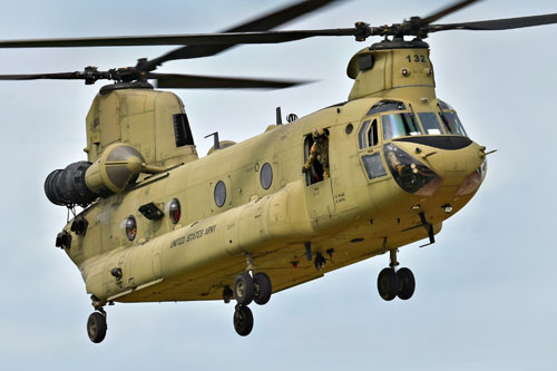 Hélicoptère CH47F Chinook américain