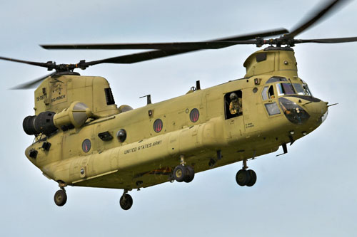 Hélicoptère CH47F Chinook américain