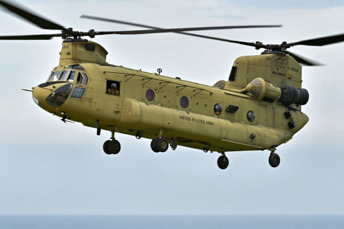 Hélicoptère CH47F Chinook américain