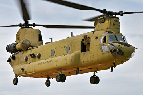 Hélicoptère CH47F Chinook américain