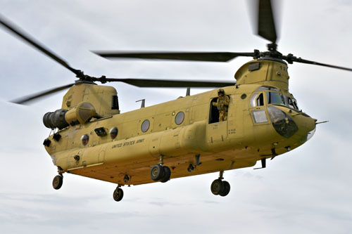 Hélicoptère CH47F Chinook américain