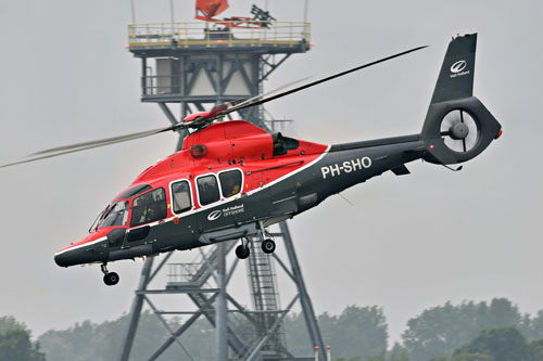 Hélicoptère H155 PH-SHO de Heli Holland Offshore