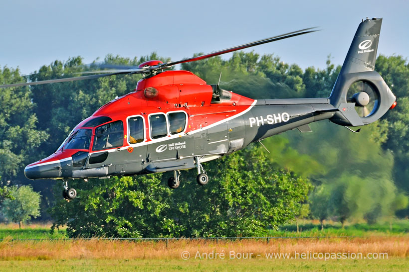 Hélicoptère H155 PH-SHO d'Heli Holland Offshore