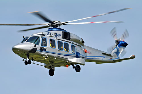 Hélicoptère AW189 OY-HMP BEL AIR