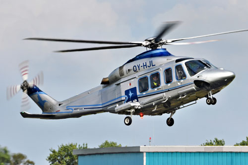 Hélicoptère AW139 OY-HJL BEL AIR