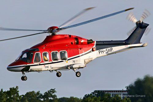 Hélicoptère AW139 PH-SHP de CHC