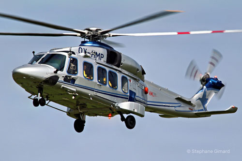 Hélicoptère AW189 OY-HMP BEL AIR