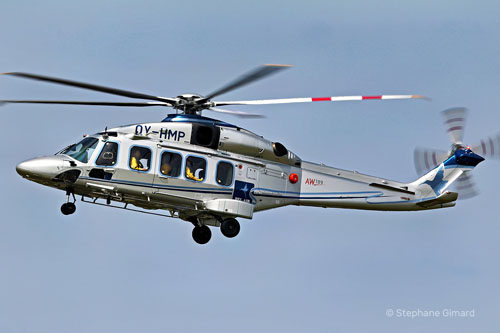 Hélicoptère AW189 OY-HMP BEL AIR