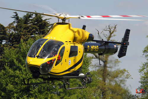 Hélicoptère MD900 Police et secours, à Devizes