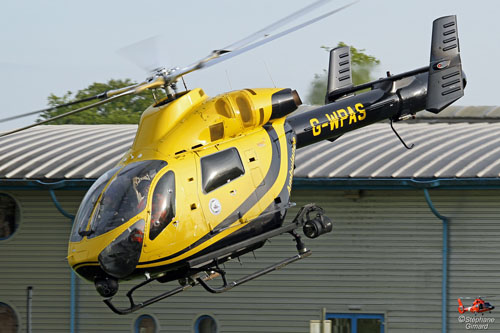 Hélicoptère MD900 Police et secours, à Devizes