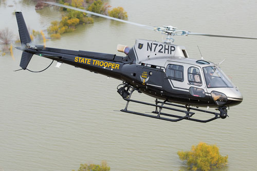 Hélicoptère H125 Astar de la Police de l'Ohio State Highway Patrol