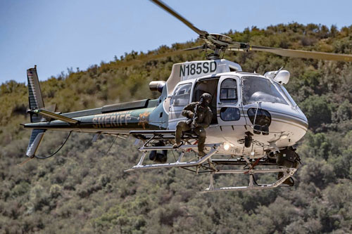 Hélicoptère H125 Astar N185SD de l'Orange County Sheriff Department, California