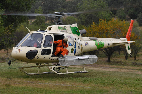 Hélicoptère AS350 B3 Ecureuil CC-ACY d'ECOCOPTER