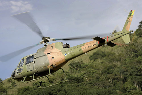 Hélicoptère H50 Esquilo de l'Armée de l'Air brésilienne