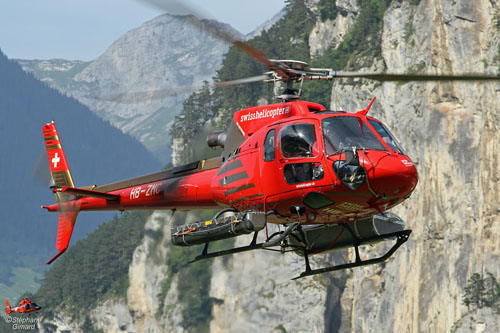 Hélicoptère AS350 B3 Ecureuil HB-ZMC de SWISS HELICOPTER