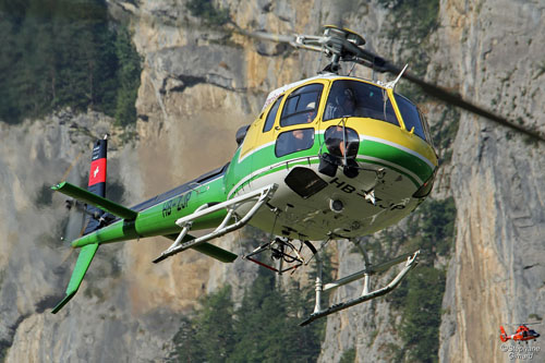 Hélicoptère AS350 B3 Ecureuil HB-ZJP de SWISS HELICOPTER