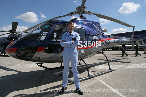 Didier DELSALLE et l'Ecureuil AS350 B3