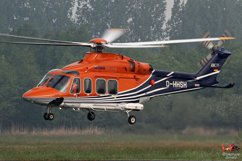 Hélicoptère AW139 D-HHSH de Heli Service