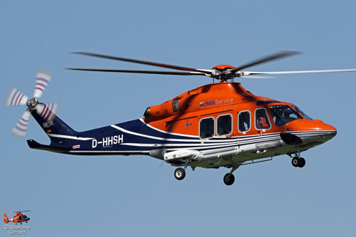 Hélicoptère AW139 D-HHSH de Heli Service