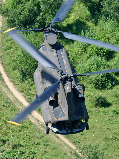 Hélicoptère CH47 Chinook Italie