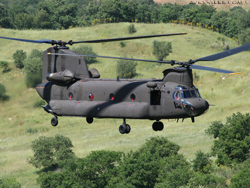 Hélicoptère CH47 Chinook Italie