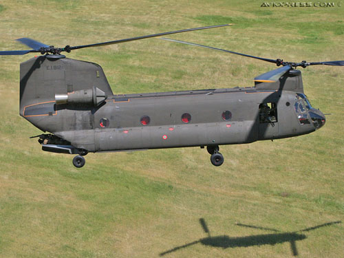 Hélicoptère CH47 Chinook Italie