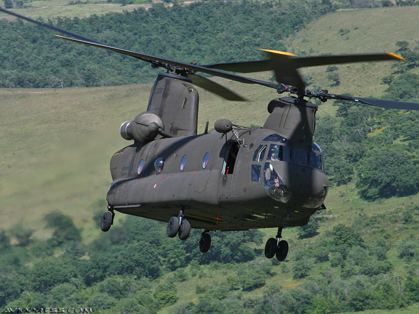 Hélicoptère CH47 Chinook Italie