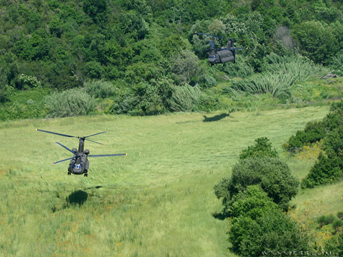 Hélicoptère CH47 Chinook Italie