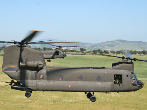 Hélicoptère CH47 Chinook Italie