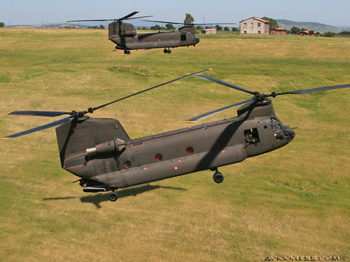 Hélicoptère CH47 Chinook Italie