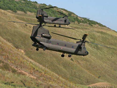 Hélicoptère CH47 Chinook Italie