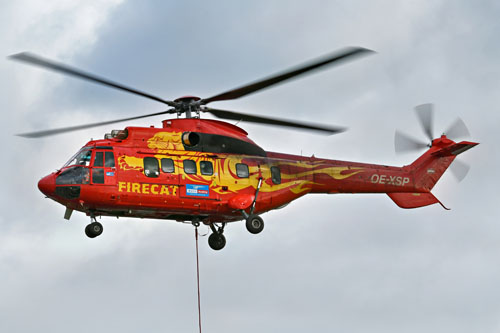 Hélicoptère AS332 SuperPuma OE-XSP Firecat