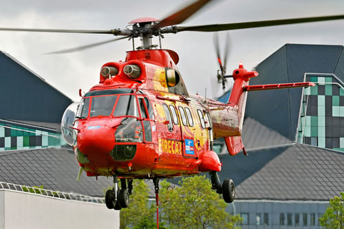 Hélicoptère AS332 SuperPuma OE-XSP Firecat