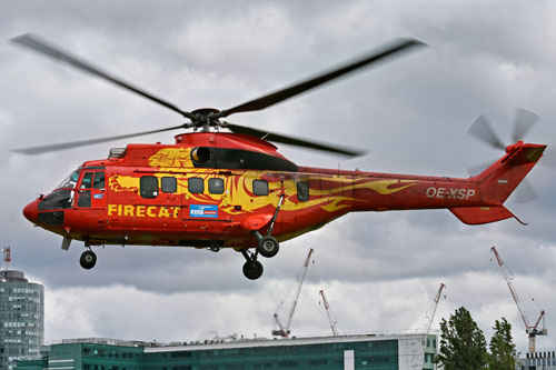 Hélicoptère AS332 SuperPuma OE-XSP Firecat