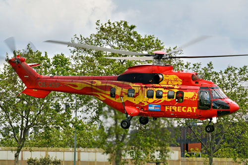 Hélicoptère AS332 SuperPuma OE-XSP Firecat